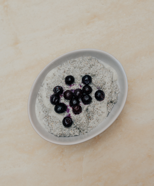 Wild Blueberry & Toasted Coconut Chia Pudding