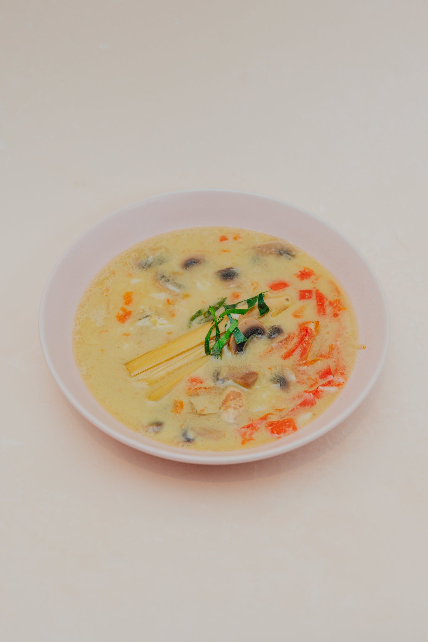 Coconut Lemongrass Rice Soup